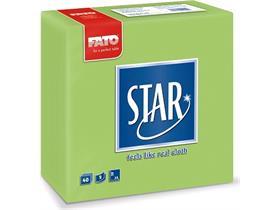 SERVIETTEN FATO PUNTA-PUNTA  38 x 38 cm, 2-lagig,1/4 Falz, apfelgrün - Scheitlin Papier SERVIETTEN FATO PUNTA-PUNTA  38 x 38 cm, 2-lagig,1/4 Falz, apfelgrün