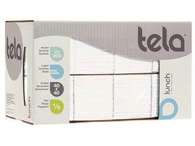 SERVIETTEN TELA  33 x 33 cm, 2-lagig, 1/8 Kopffalz, weiss - Scheitlin Papier SERVIETTEN TELA  33 x 33 cm, 2-lagig, 1/8 Kopffalz, weiss
