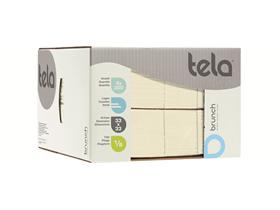 SERVIETTEN TELA  33 x 33 cm, 2-lagig, 1/8 Kopffalz, panna - Scheitlin Papier SERVIETTEN TELA  33 x 33 cm, 2-lagig, 1/8 Kopffalz, panna