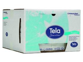 SERVIETTEN TELA  33 x 33 cm, 1-lagig, 1/8 Kopffalz, weiss