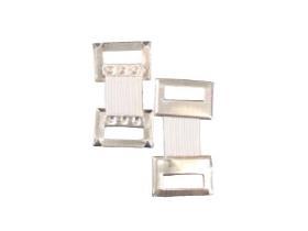 VERBANDSKLAMMERN  kurzem Gummizug, weiss,