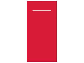 BESTECKTASCHE AIRLAID  40 x 40 cm, Basic rot