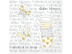 SERVIETTEN AIRLAID  33 x 33 cm, 1/4 Falz, Airlaid, FRÜHSTÜCK - Scheitlin Papier SERVIETTEN AIRLAID  33 x 33 cm, 1/4 Falz, Airlaid, FRÜHSTÜCK