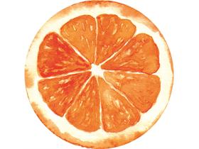 TASSENUNTERSETZER TISSUE  ø 90 mm, Tissue, ORANGE