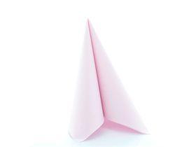 SERVIETTEN AIRLAID  40 x 40 cm, UNI, hellrosa - Scheitlin Papier SERVIETTEN AIRLAID  40 x 40 cm, UNI, hellrosa
