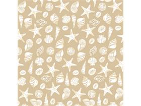 TISCHDECKEN AIRLAID  80 x 80 cm, 1/8 Falz, Airlaid, BEACH