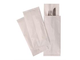 BESTECKBEUTEL OHNE MOTIV  38 x 38 cm, weiss, unbedruckt - Scheitlin Papier BESTECKBEUTEL OHNE MOTIV  38 x 38 cm, weiss, unbedruckt