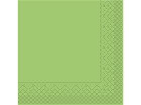 SERVIETTEN TISSUE  25 x 25 cm, 1/4 Falz, Tissue, einfarbig