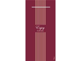 BESTECKSERVIETTEN AIRLAID  40 x 40 cm, 1/8 Falz, Airlaid, ENJOY