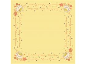 TISCHDECKEN AIRLAID  80 x 80 cm, 1/8 Falz, Airlaid, SUNNY DAY