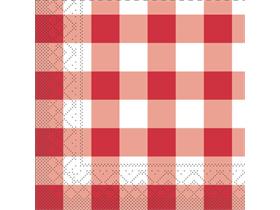 SERVIETTEN TISSUE  33 x 33 cm, 1/4 Falz, Tissue, KARO