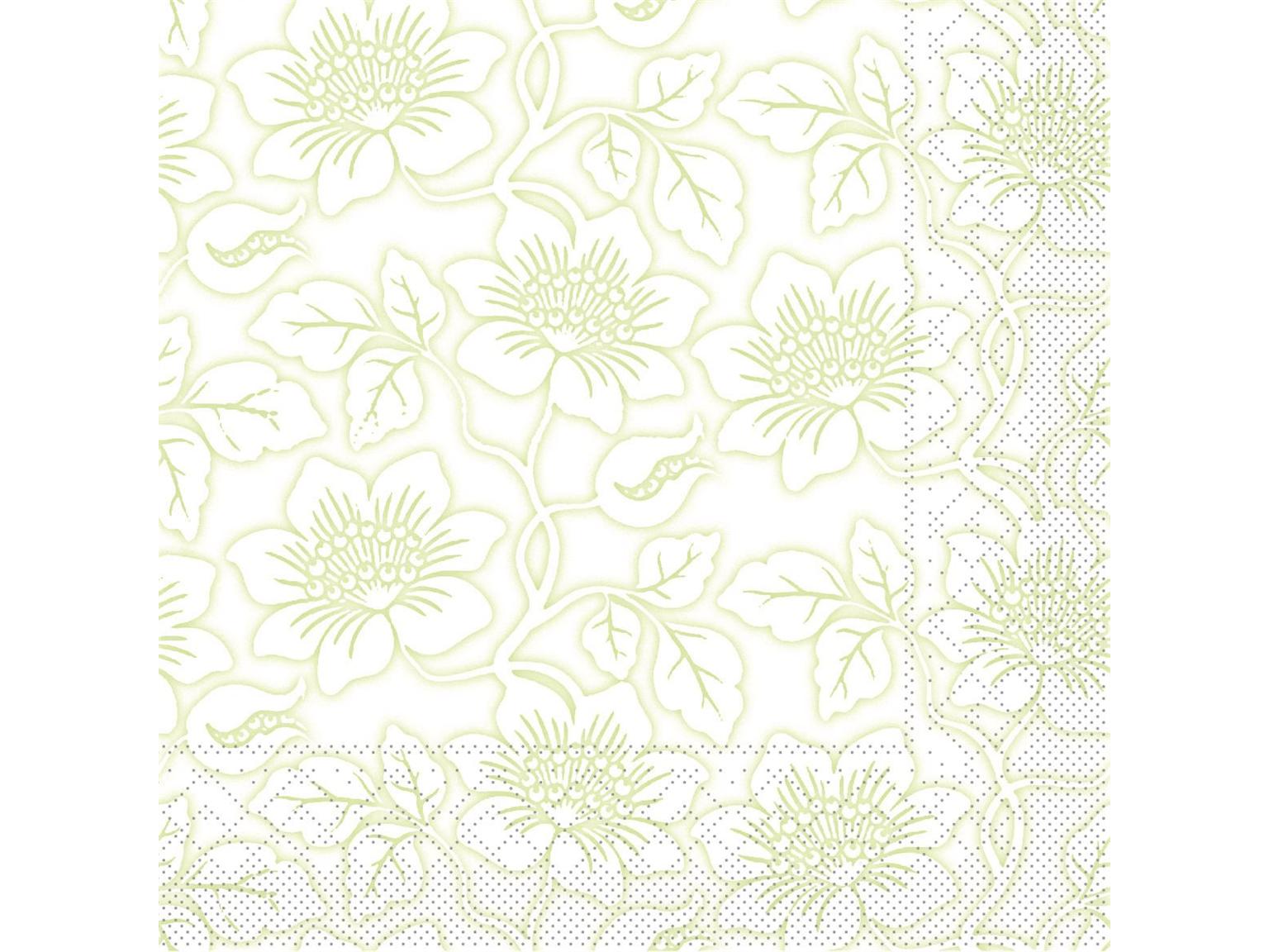 SERVIETTEN TISSUE  33 x 33 cm, 1/4 Falz, Tissue, HEDDA