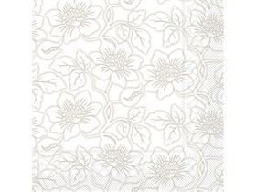 SERVIETTEN TISSUE  33 x 33 cm, 1/4 Falz, Tissue, HEDDA