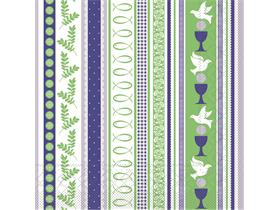 SERVIETTEN TISSUE  33 x 33 cm, 1/4 Falz, Tissue, KOMMUNION