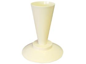 DRESSIERSACK-ABSETZSTÄNDER  aus Polypropylen, Höhe 29 cm, crème - Scheitlin Papier DRESSIERSACK-ABSETZSTÄNDER  aus Polypropylen, Höhe 29 cm, crème
