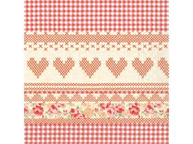 SERVIETTEN TISSUE  40 x 40 cm, 1/4 Falz, Tissue, MATHILDA