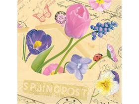 SERVIETTEN TISSUE  40 x 40 cm, 1/4 Falz, Tissue, SPRINGPOST