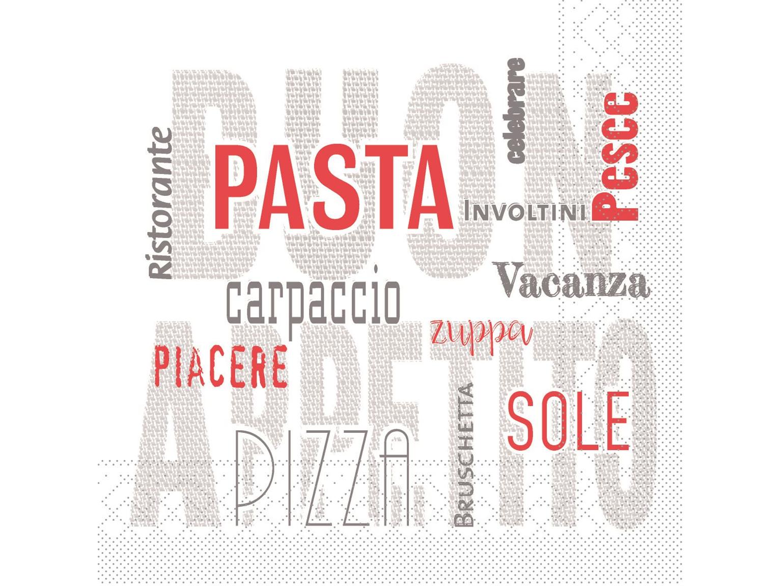 SERVIETTEN TISSUE  40 x 40 cm, 1/4 Falz, Tissue, PASTA