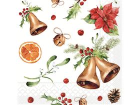 SERVIETTEN TISSUE  40 x 40 cm, 1/4 Falz, Tissue, MARIANNE