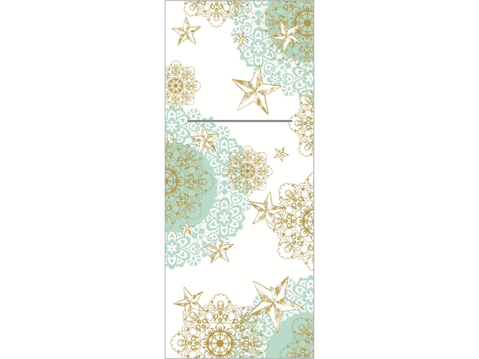 BESTECKTASCHEN AIRLAID  48 x 40 cm, 1/8 Falz, Airlaid, STERNEN