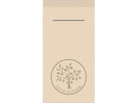 BESTECKSERVIETTEN AIRLAID  40 x 40 cm, 1/8 Falz, Airlaid, NATURE