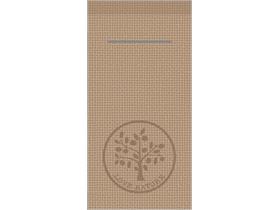 BESTECKSERVIETTEN AIRLAID  40 x 40 cm, 1/8 Falz, Airlaid, NATURE