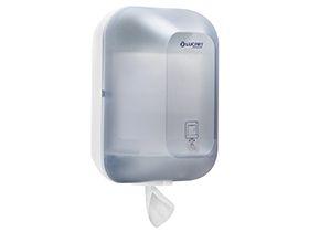 PUTZTUCHROLLENSPENDER  Innenabrollung, B245xH360xT240mm, w/b - Scheitlin Papier PUTZTUCHROLLENSPENDER  Innenabrollung, B245xH360xT240mm, w/b