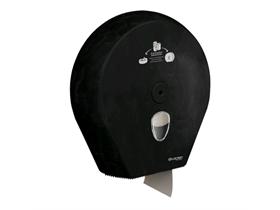 TOILETTENPAPIERSPENDER ECONATURAL JUMBO  335x335x128mm, schwarz, max. ø 290 mm - Scheitlin Papier TOILETTENPAPIERSPENDER ECONATURAL JUMBO  335x335x128mm, schwarz, max. ø 290 mm