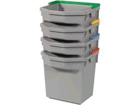 NUMATIC SERVICEWAGEN-ZUBEHÖR  5-Liter Eimer, grau mit fabcodiertem Hen