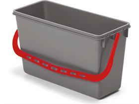 NUMATIC SERVICEWAGEN-ZUBEHÖR  15-Liter Eimer, grau mit farbcodiertem H