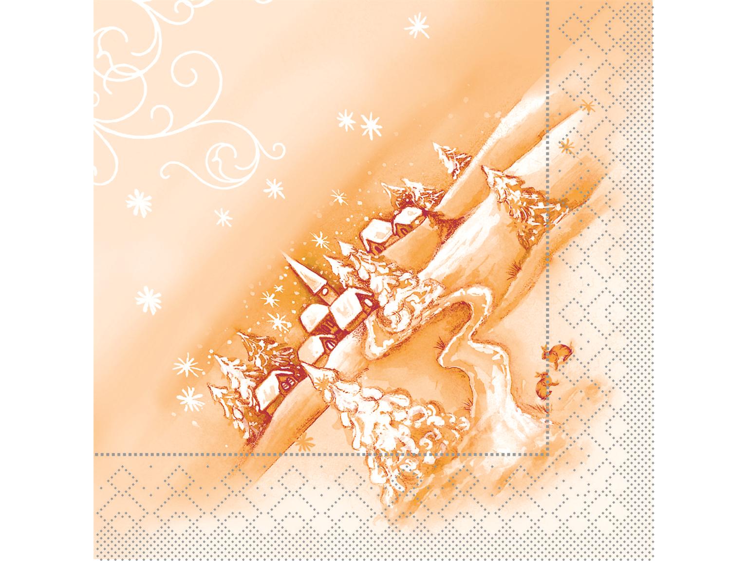 SERVIETTEN TISSUE  40 x 40 cm, 1/4 Falz, Tissue, SILAS