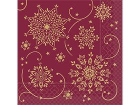 SERVIETTEN TISSUE  40 x 40 cm, 1/4 Falz, Tissue, CRISTAL