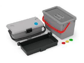 NUMATIC SERVICEWAGEN-ZUBEH&Ouml;R  Mopmatic Moppbox-Set SRK 4 grau