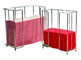 SERVIETTENHALTER  180 x 80 x 230 mm, aus Runddraht