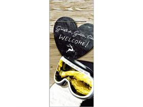 BESTECKSERVIETTEN AIRLAID  40 x 33 cm 1/8 Falz, Hüttenzauber