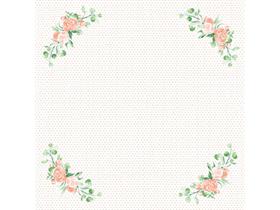 TISCHDECKE AIRLAID  80 x 80 cm 1/8-Falz, Margit (aprikot)