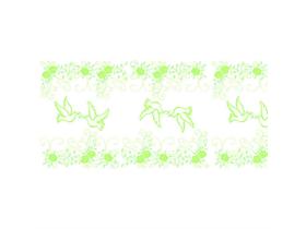 TISCHLAEUFER AIRLAID  40 cm breit x 24 lfm., Hochzeit (grün)