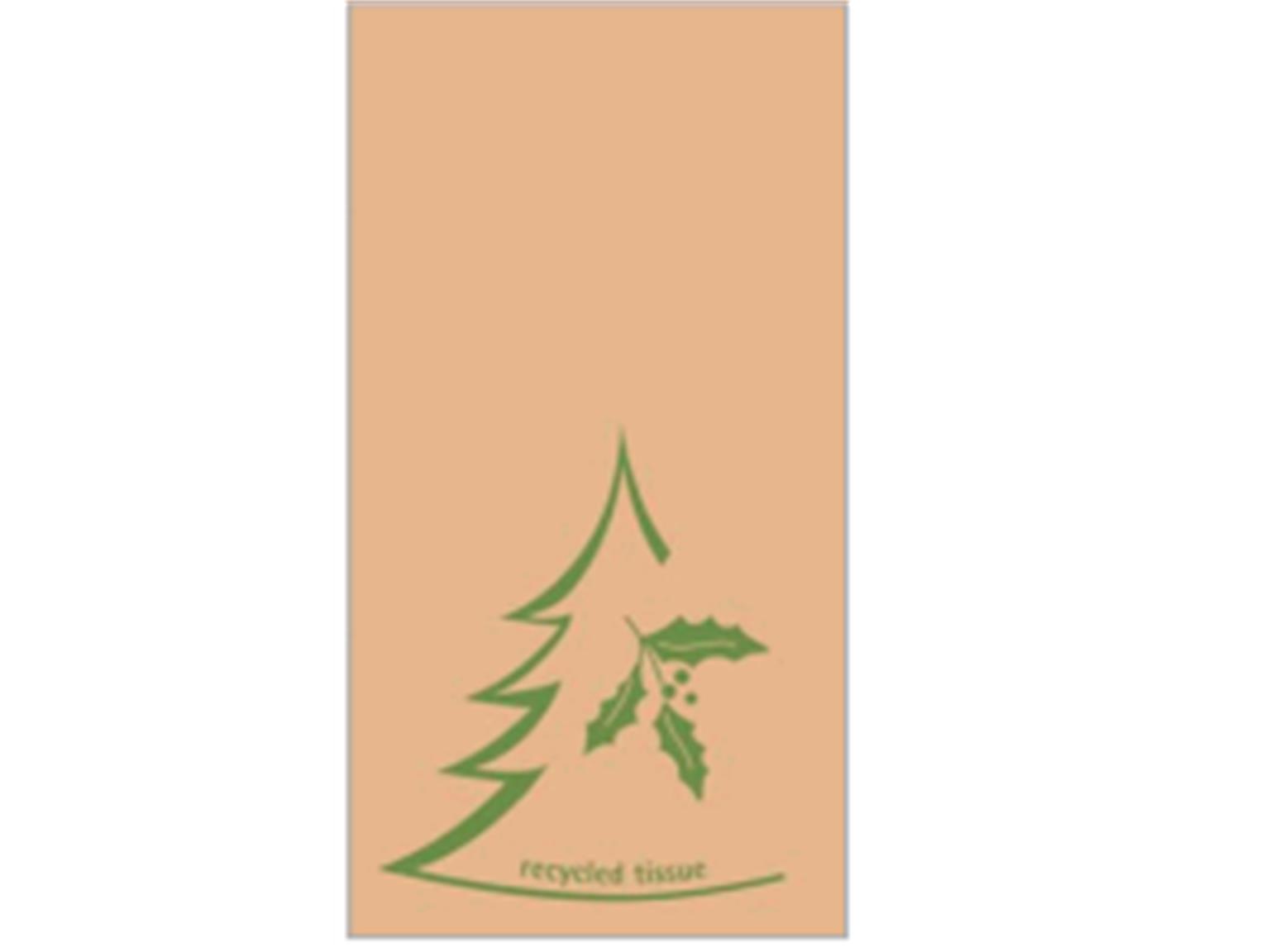 SERVIETTEN RECYCLING-SOFTPOINT  40 x 40 cm, 1/8 Falz, Recycling,  X-MAS