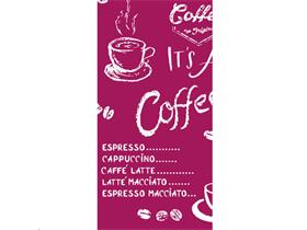 SERVIETTEN AIRLAID  33 x 33 cm, Coffee time (bordeaux) - Scheitlin Papier SERVIETTEN AIRLAID  33 x 33 cm, Coffee time (bordeaux)