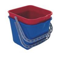 REINIGUNGSZUBEHÖR MEIKO  Eimer 15 Liter eckig, rot
