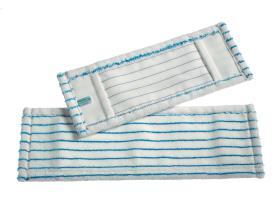 MOPP MICRO-BORSTENMOPP MEIKO  50 cm, weiss/blau, Lasche - Scheitlin Papier MOPP MICRO-BORSTENMOPP MEIKO  50 cm, weiss/blau, Lasche