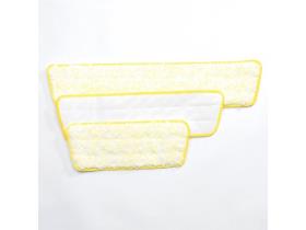 MOPP TRAPEZKLETTMOPP DRYFIT MEIKO  28 x 9 cm, gelb/weiss, Microfaser - Scheitlin Papier MOPP TRAPEZKLETTMOPP DRYFIT MEIKO  28 x 9 cm, gelb/weiss, Microfaser