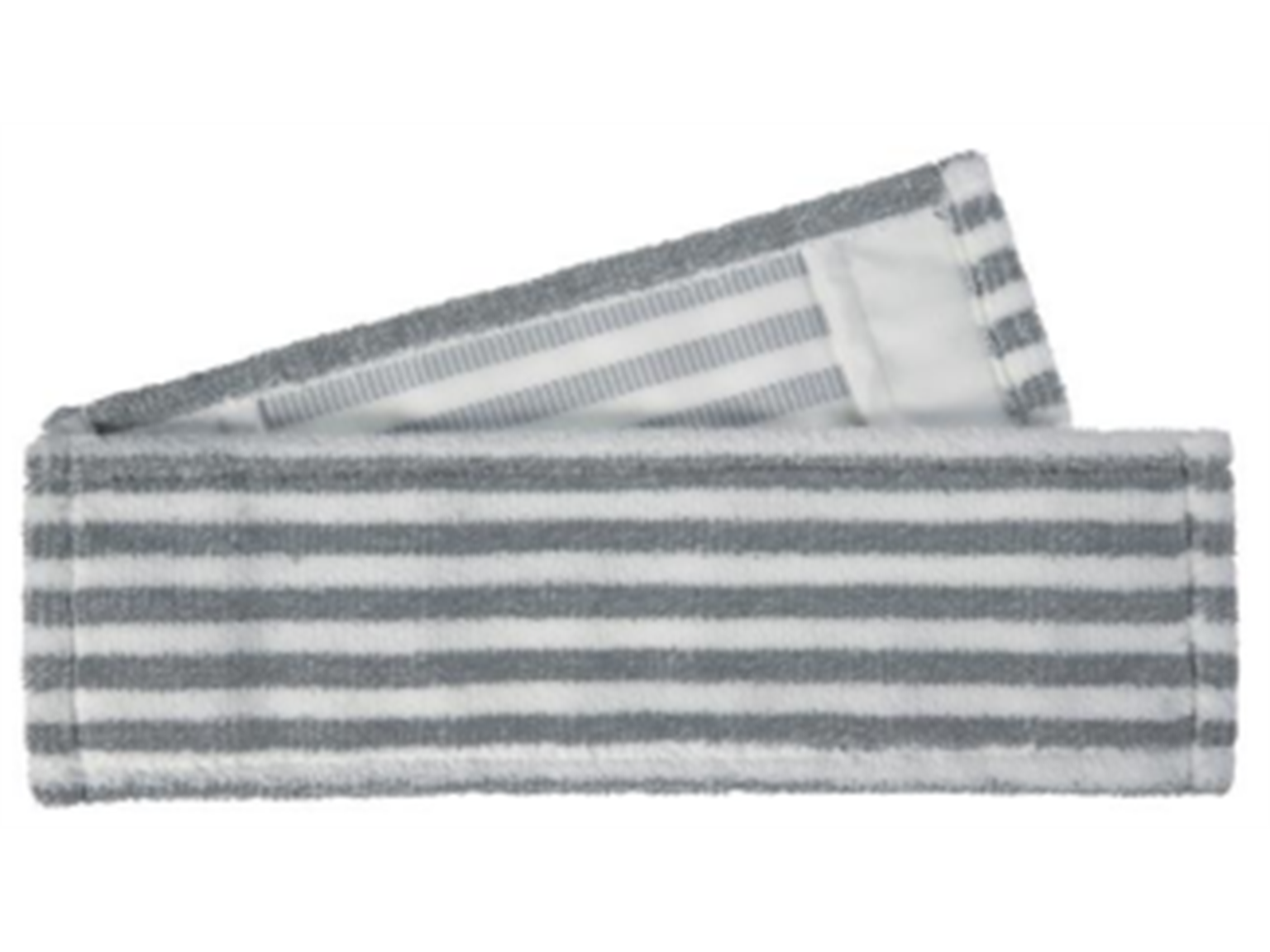 WISCHMOPP MICROFASER/BORSTE  Microfaser, 40 cm, weiss/grau