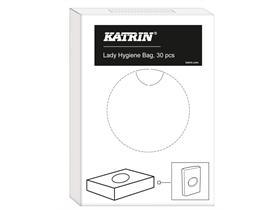 HYGIENEBEUTEL KATRIN  73 x 127 mm (gefaltet), PE weiss - Scheitlin Papier HYGIENEBEUTEL KATRIN  73 x 127 mm (gefaltet), PE weiss