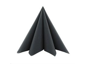 SERVIETTEN AIRLAID  33 x 33 cm, UNI, schwarz - Scheitlin Papier SERVIETTEN AIRLAID  33 x 33 cm, UNI, schwarz