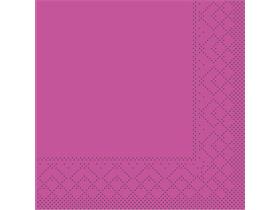 SERVIETTEN TISSUE  24 x 24 cm, UNI, violett