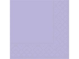 SERVIETTEN TISSUE  24 x 24 cm, UNI, lila