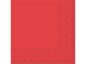 SERVIETTEN TISSUE  24 x 24 cm, UNI, rot - Scheitlin Papier SERVIETTEN TISSUE  24 x 24 cm, UNI, rot
