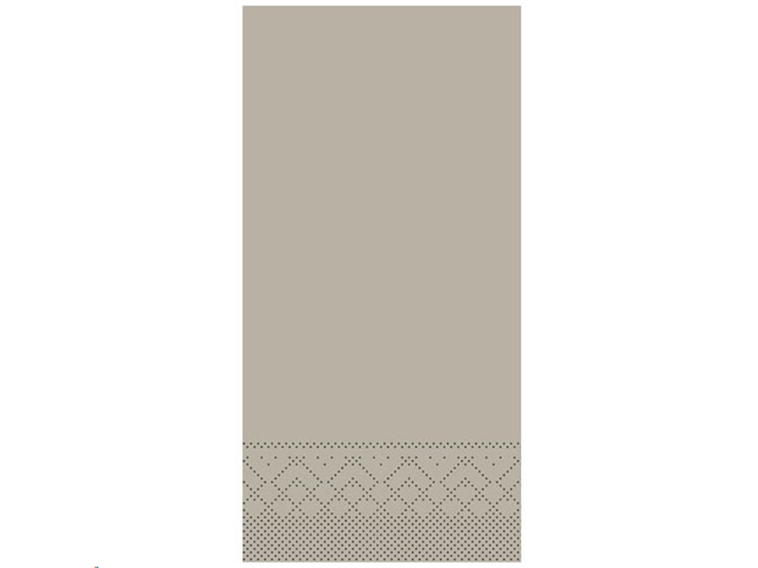 SERVIETTEN TISSUE  40 x 40 cm, UNI, beige-grey