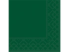 SERVIETTEN TISSUE  20 x 20 cm, UNI, grün
